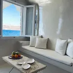 Cave Of Seafront Sunset View Santorini
