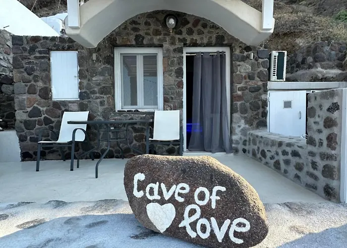 Cave Of Seafront Sunset View Santorini Appartement *